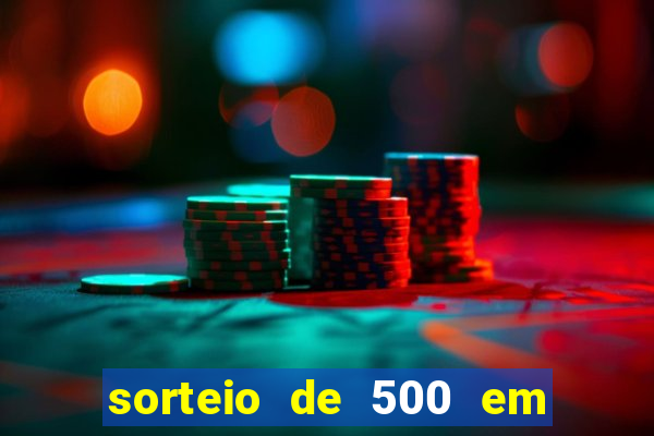 sorteio de 500 em cash toda segunda feira novibet